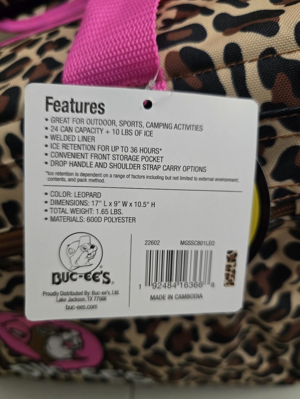 Buc-ee's Insulated Tote - Picture 8 of 10